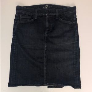 7 For All Mankind Jean Skirt